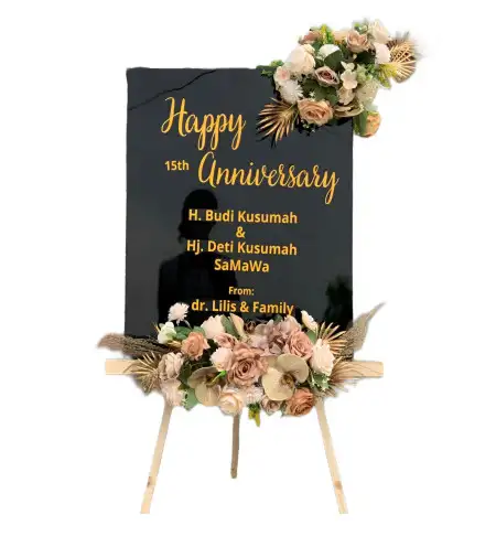 Papan Bunga Akrilik Sorawolio